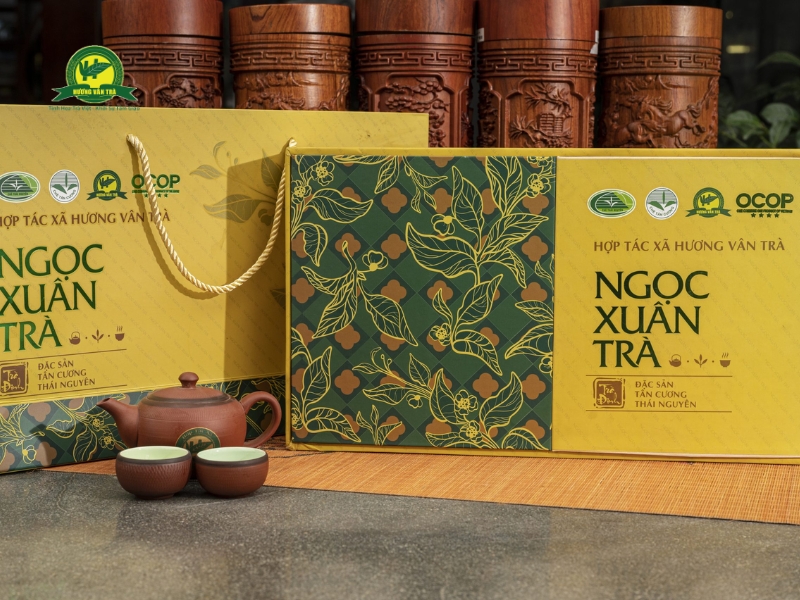Ngọc Xuân trà - Trà ngon của HTX Hương Vân Trà