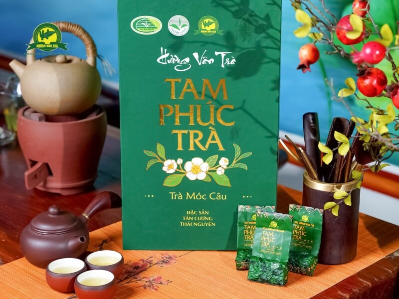 Tam phúc trà Hương Vân ( Trà móc câu)