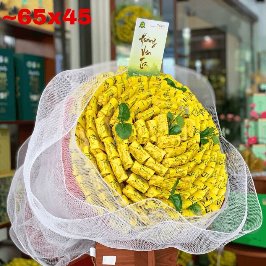 Hoa trà Hương Vân bó 150 bông
