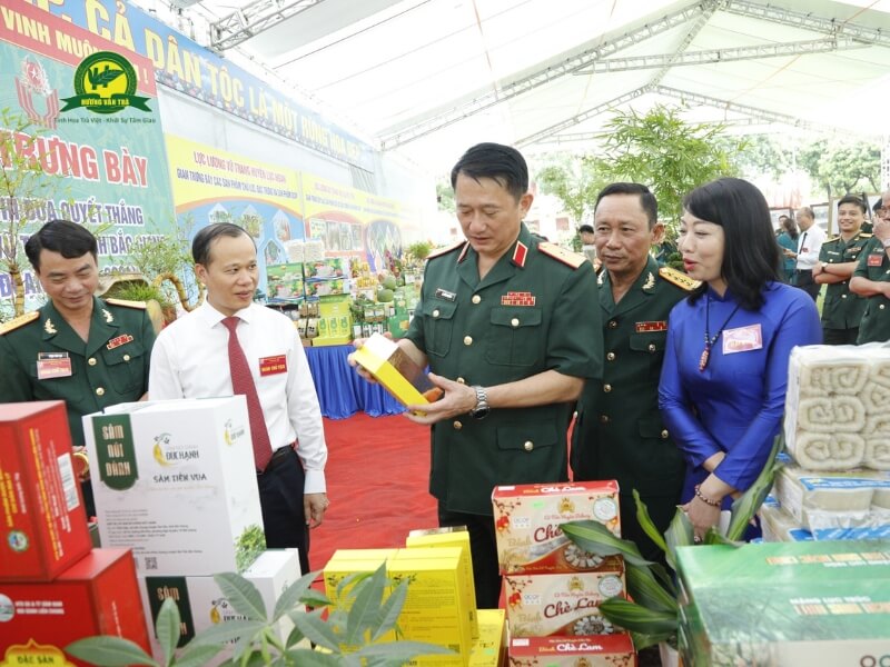 HTX Hương Vân Trà giới thiệu các loại trà đến các vị đại biểu