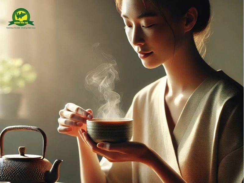 Thực hiện thói quen uống trà xanh hàng ngày