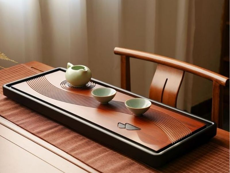 Khay trà gỗ