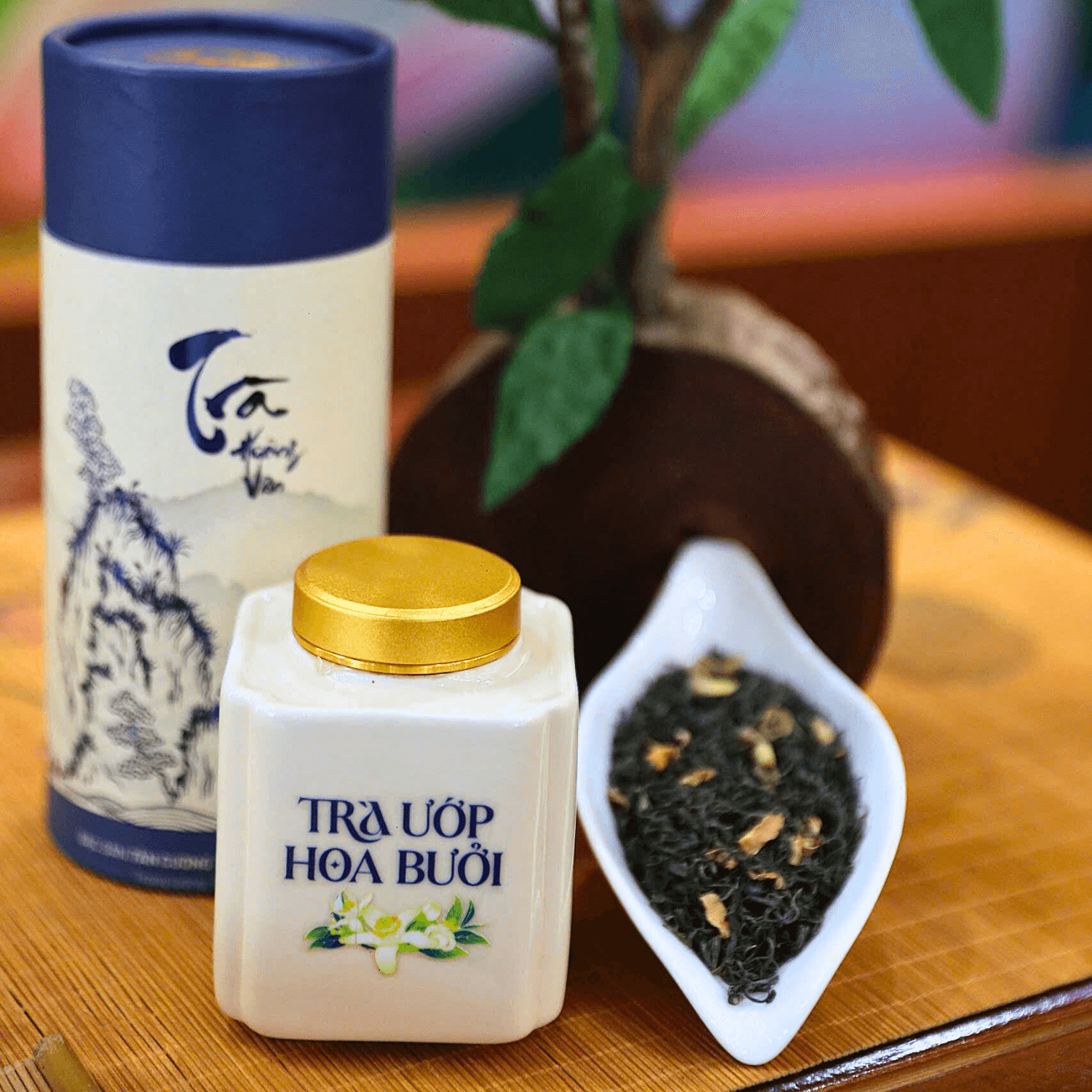 Trà Ướp Hoa Bưởi (1)